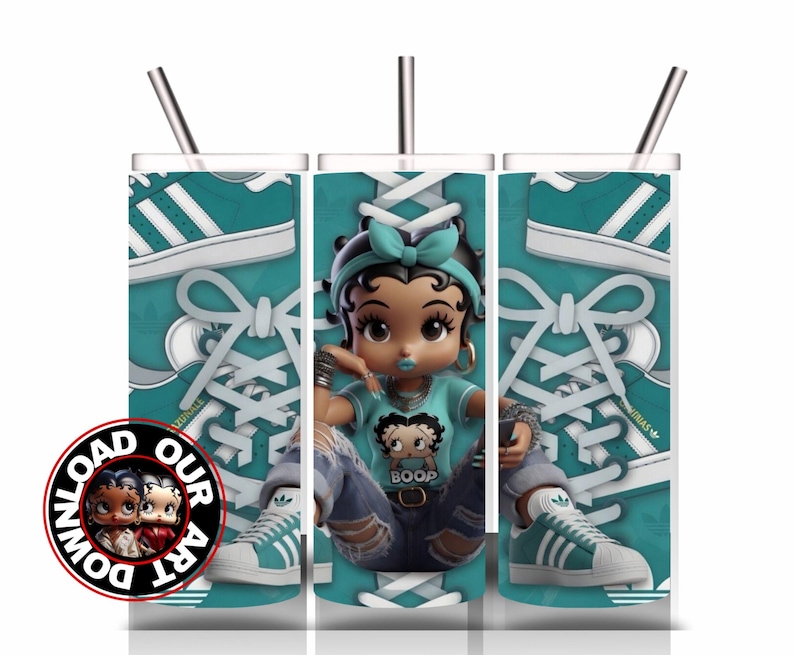Designer tumbler png Betty Boop Purse Tumbler wrap PNG purse design png 20oz tumbler png sublimation motivation gift png image 10