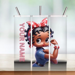 Betty Boop Riveter Black Betty Boop Download 3D Black Betty Boop PNG Betty Boop Png, Betty ...
