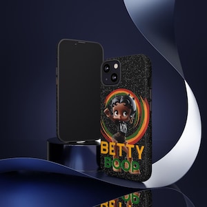 I am Black History, Esther Jones, Black Betty Boop Case,  iPhone 16, 15 Case, Betty Boop iPhone Case, iPhone 13, 14, case