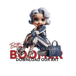 Baby Boomer tshirt png Betty Boop Download Boomer png Betty lover Design MLF png mom png grandma png  retro mom shirt birthday png