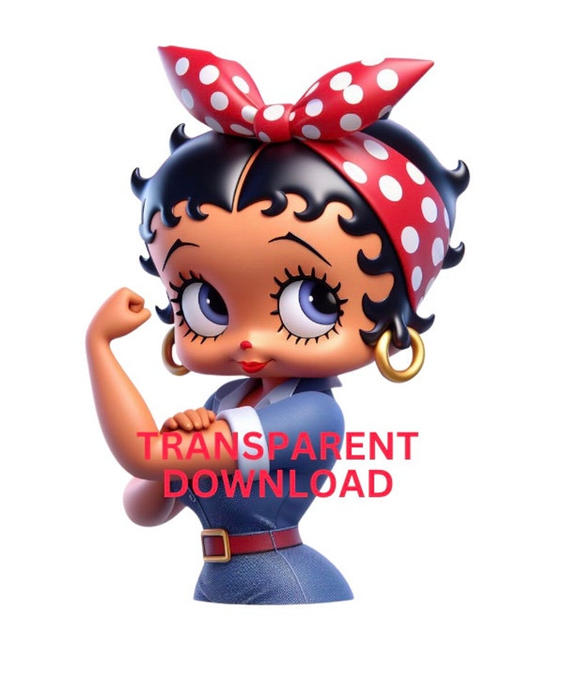 Betty Boop Riveter Inspiration Png Betty Boop Download Rosie Riveter Png Empowering Women ...