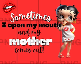 Daughter Tumbler png, Tumblers Betty Boop, Betty Boop PNG, Tumbler Wrap, designer tumbler, sublimations, seamless, Betty Png