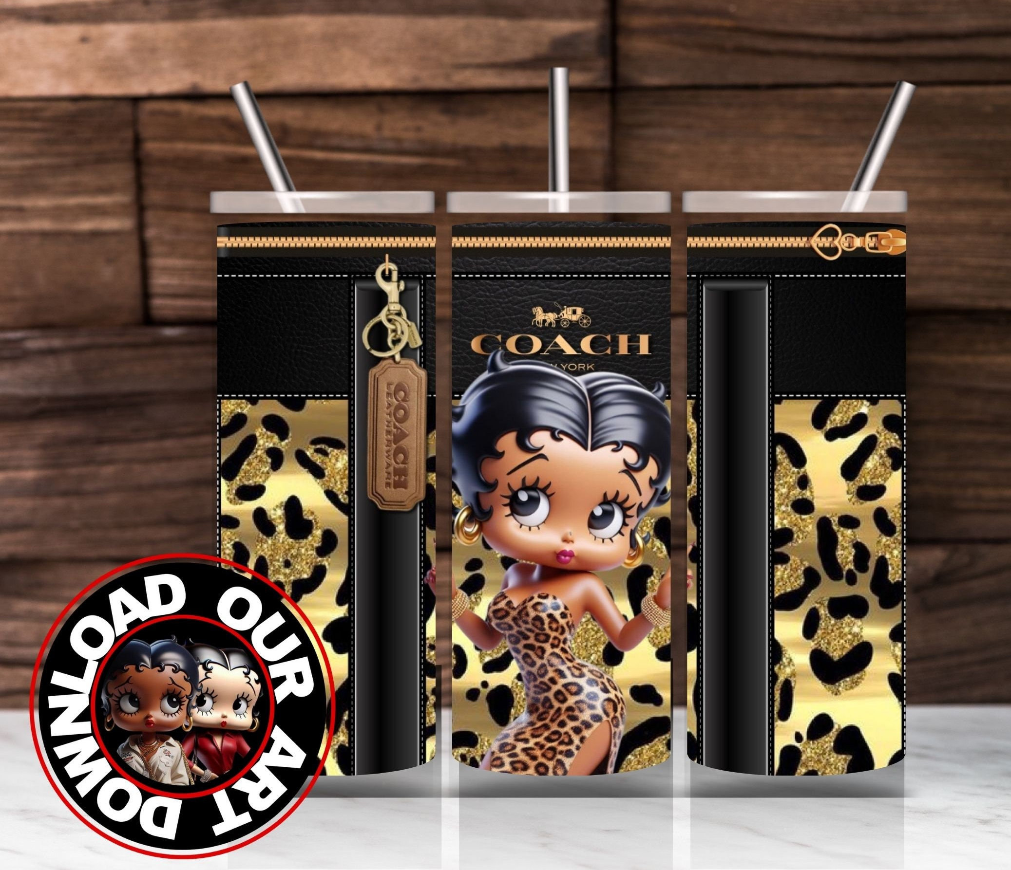 Black Betty Boop Purse Tumbler Wrap PNG Betty Boop Designs Black Leather Purse Design Png Betty Boo Betty Leopard Cougar Print Wrap Etsy