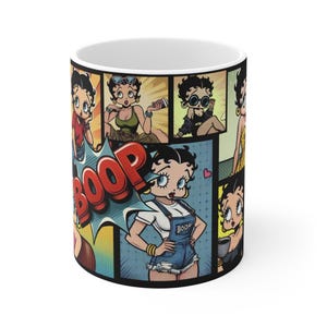 Classic Cartoon Mug Comic Strip Mug Wrap png mug sublimation designer png wrap Mug Affirmation Coffee Lover Png Pop Art png digital only