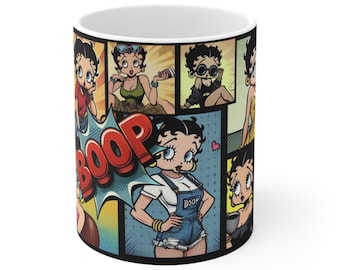 Classic Cartoon Mug Comic Strip Mug Wrap png mug sublimation designer png wrap Mug Affirmation Coffee Lover Png Pop Art png digital only