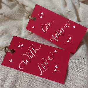 Etichette regalo | Etichette San Valentino | Compleanno | Occasione speciale | Festa mamma | Etichette personalizzate | Anniversario