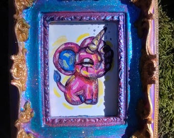 Tyra the elephant is a 2.5 x 3 og in a 6.5 x 5