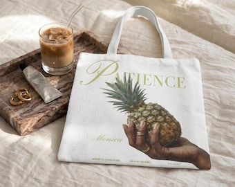 Borsa tote personalizzata Pace / Frutto dello Spirito / Nome personalizzato / Regalo cristiano / Collezione Buon Frutto