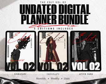The Edit Vol. 02 Digital Planner Bundle | 3 Editions (GoodNotes iPad)