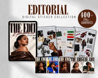 The Edit Vol. 02 - Album di adesivi digitali / Accessori per agenda editoriale (GoodNotes)