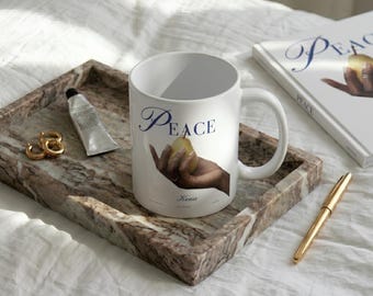 Personalized Peace Mug | Fruit of the Spirit | Custom Name | Christian Gift | Good Fruit Collection