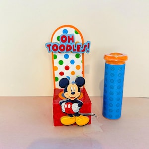 Mickey Mouse M&M Candy Tube, Oh Toodles Party Favor, Custom Magical Treat Box, Mickey Birthday Decoration, Clubhouse Theme Favor Box