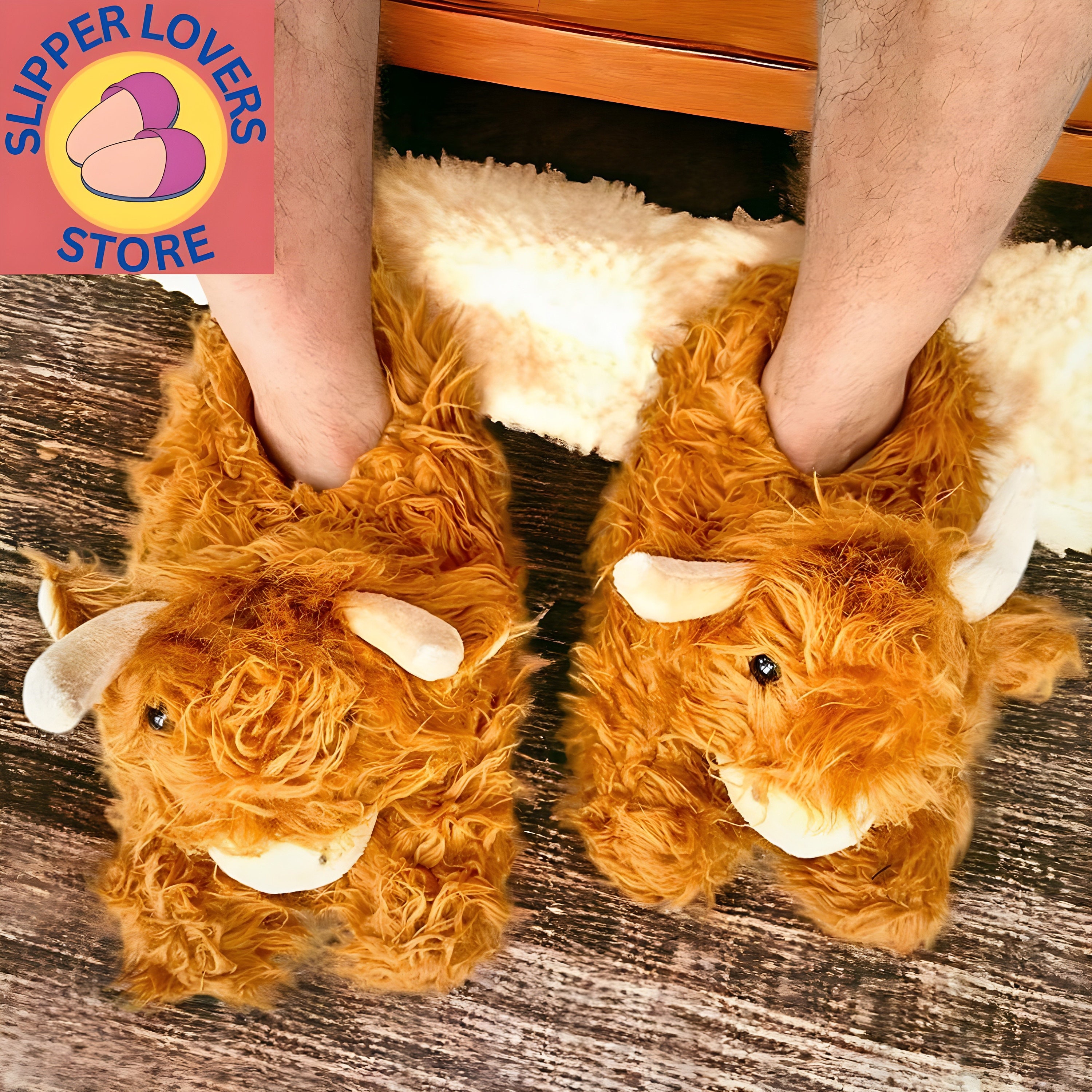 Highland Cow Slippers Plush, Cozy Furry Slippers, Cute Slippers for Women,  Cute Present Gift, Moo Animal Slippers - Etsy