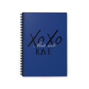 Cahier à spirale sur le thème de l'amour, parfait pour la tenue d'un journal, l'école, les cadeaux, la Saint-Valentin, l'écriture créative, la prise de notes