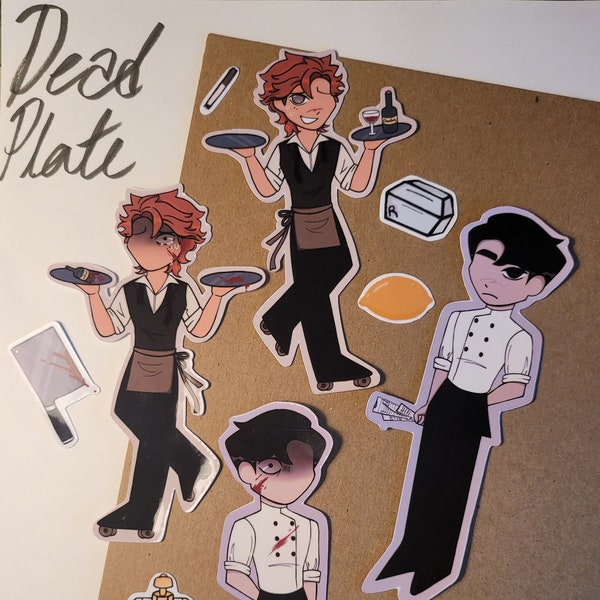 Dead Plate Stickers! | Vincent + Rody