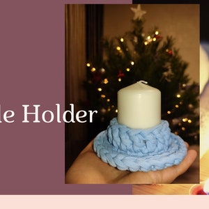 Candle Holder Crochet Pattern