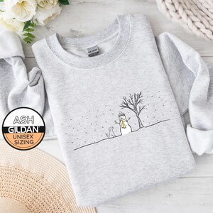 Christmas Snowman Sweatshirt, Christmas Sweatshirt, Snowman Shirt, Christmas Crewneck, Christmas Shirts For Women