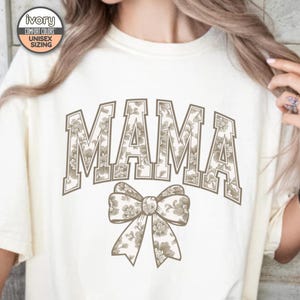 Toile De Jouy Ribbon Mama Comfort Colors® 1717 Shirt