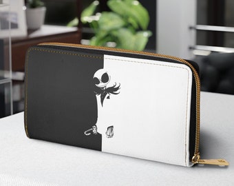 Jack Skellington Reißverschluss-Geldbörse - Weihnachtsgeschenk für Fans