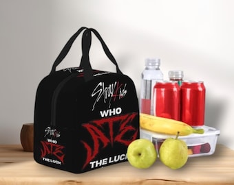 Stray Kids x ATE Lunch Bag - K-pop Gift idea Office Lunch box- FREE SHIPPING!