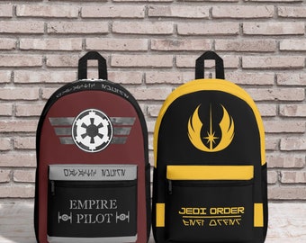 Jedi Order Backpack and Galactic Empire - School, Office backpacks for fans