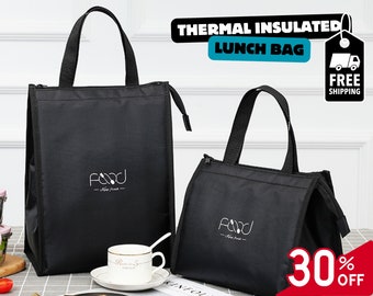 Borsa per il pranzo isolata, Borsa per il pranzo in ufficio, Idee regalo, Borsa da picnic, Mantieni i tuoi pasti freschi mentre sei in movimento!