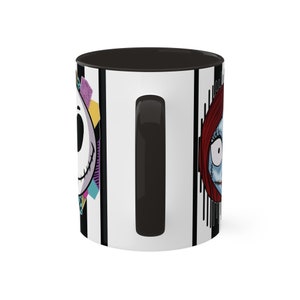 Jack and Sally Mugs, The Nightmare Before Christmas Mug, Jack Skellington, Loving Gift Ideas image 5