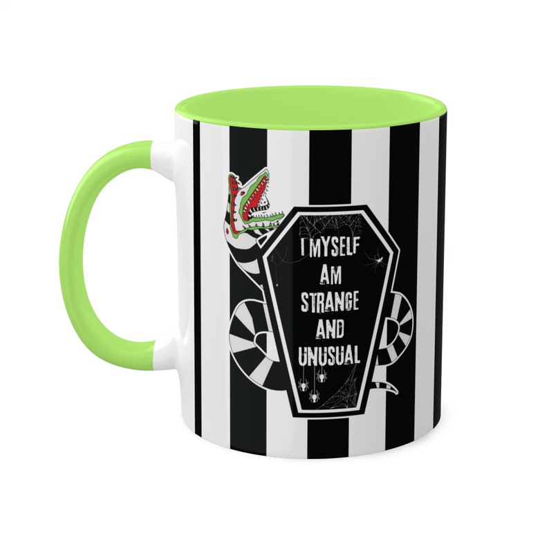 Beetlejuice Sandworm Mug, Beetlejuice Mug, Colorful Mugs, 11oz Etsy