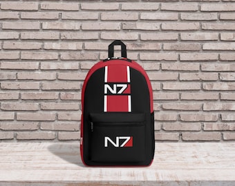 Mass Effect N7 Backpack: Gamer Travel Bag