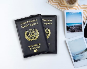 United Nations Diplomatic Passport Cover: UN Passport Holder
