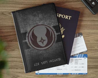 Jedi Order Passport Cover: Faux Leather Geek Gift