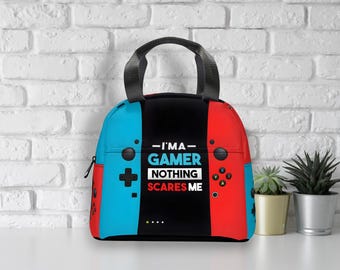 Gamer Lunch Bag for Kids | Insulated Gaming Controller Design Lunch Box