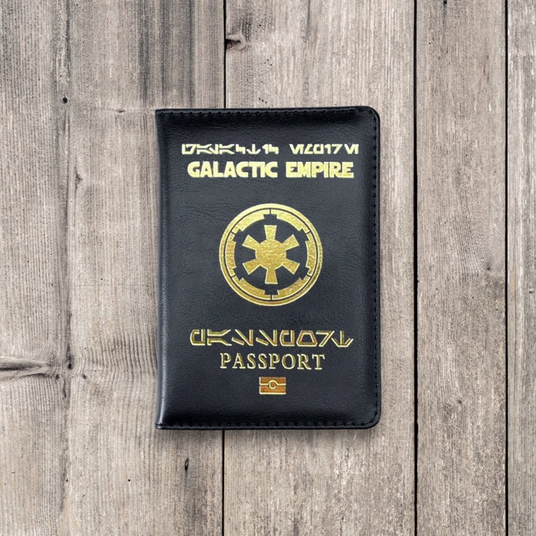 Galactic Empire Passport Cover, Star Wars Passport Holder, Galactic Empire  Passport Wallet