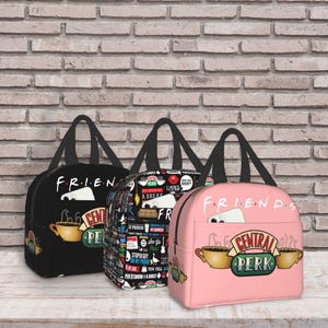 Sac à lunch Friends avec design Central Perk - Cabas à lunch isolé, imperméable et réutilisable