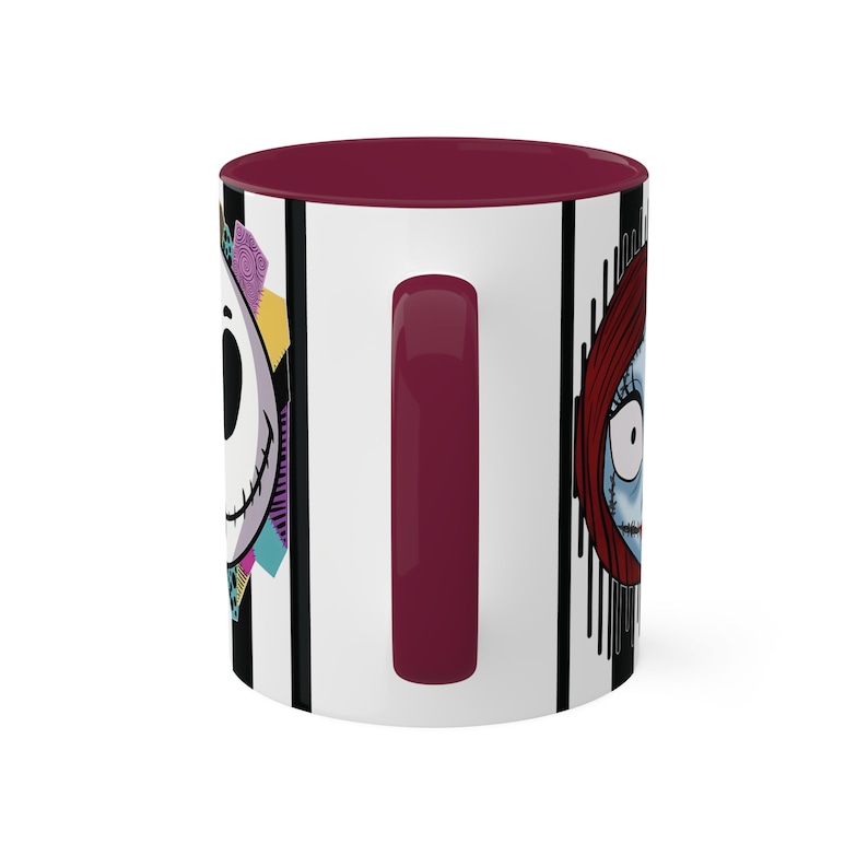 Jack and Sally Mugs, The Nightmare Before Christmas Mug, Jack Skellington, Loving Gift Ideas image 9