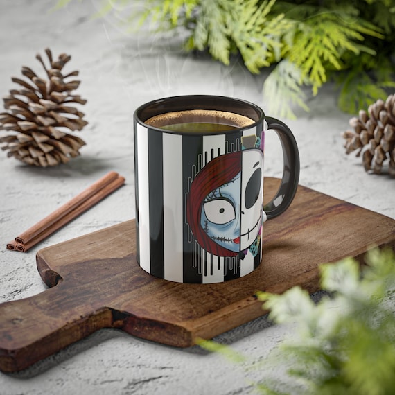 Mug Sculpté Jack Skellington - Le Cauchemar Avant Noël - Céramique Blanche Vandor