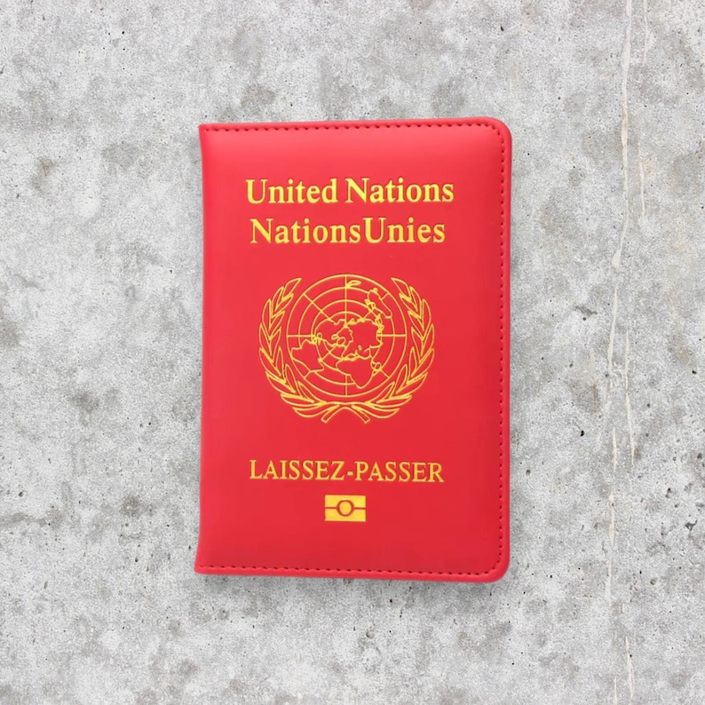 UN-Passhülle: UN-Passinhaber Red