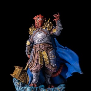 3D Printed Dragonborn Warrior