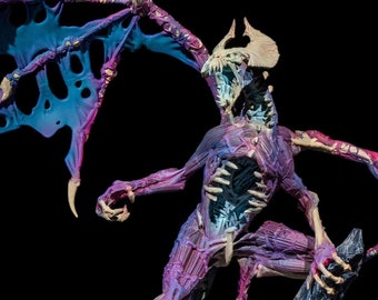 3D Printed Dracolich Miniature