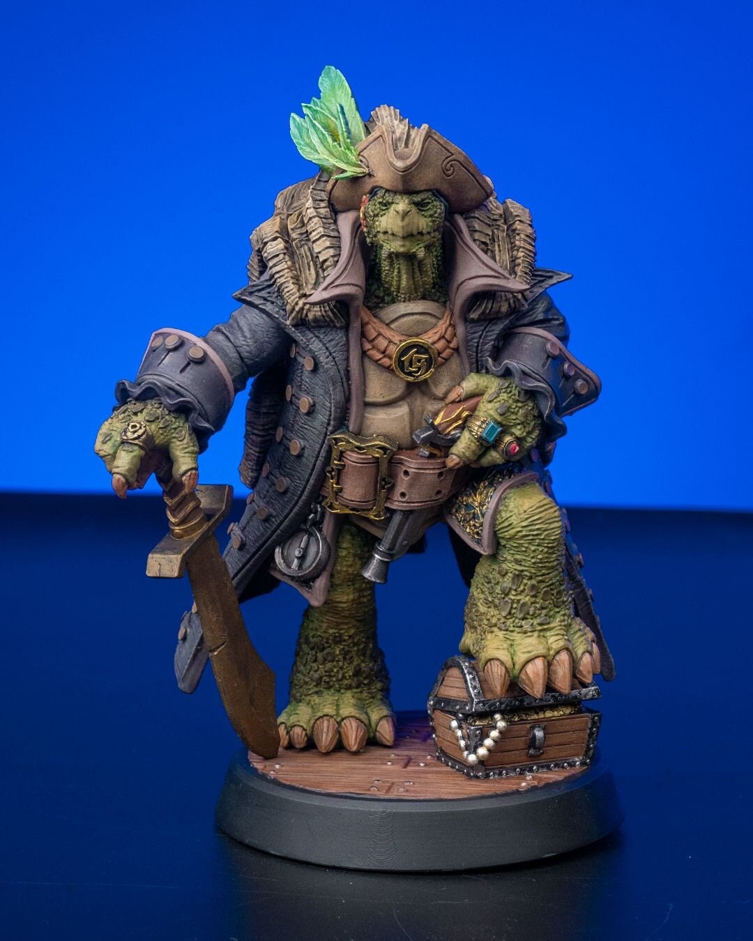 Krog Tortle Pirate Fighter Miniature 32mm - Etsy