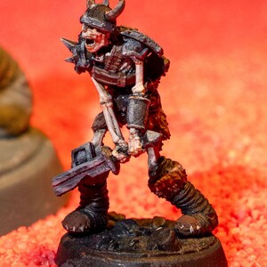 set of 3 32mm Skeleton Warrior Miniature