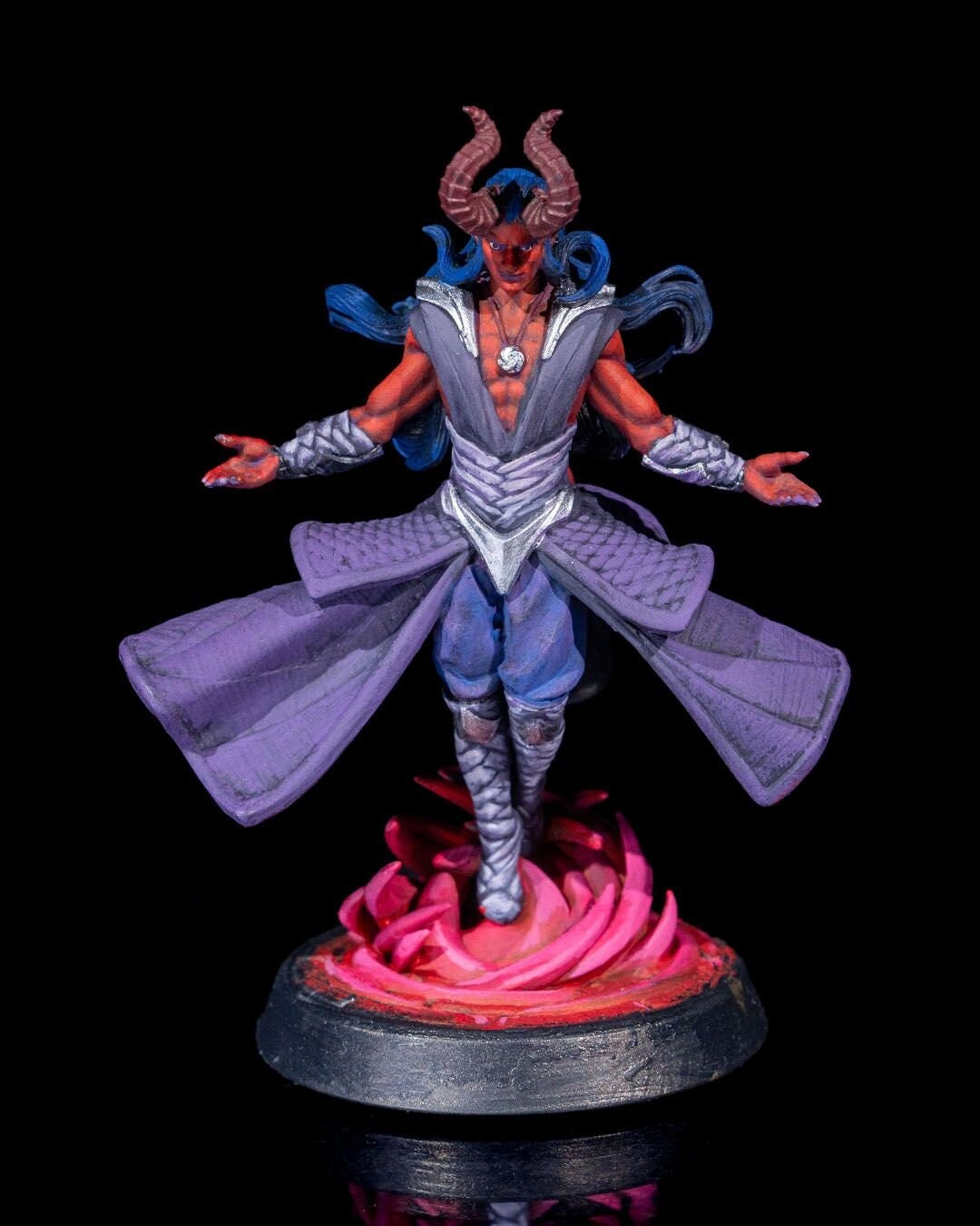 3D Printed Tiefling Miniature - Etsy