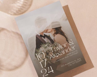 Wedding Signage Bundle, Wedding Invites Bundle, Customizable Wedding Sign, Minimalist Wedding Invite, Table Numbers, Thank You Cards, Print