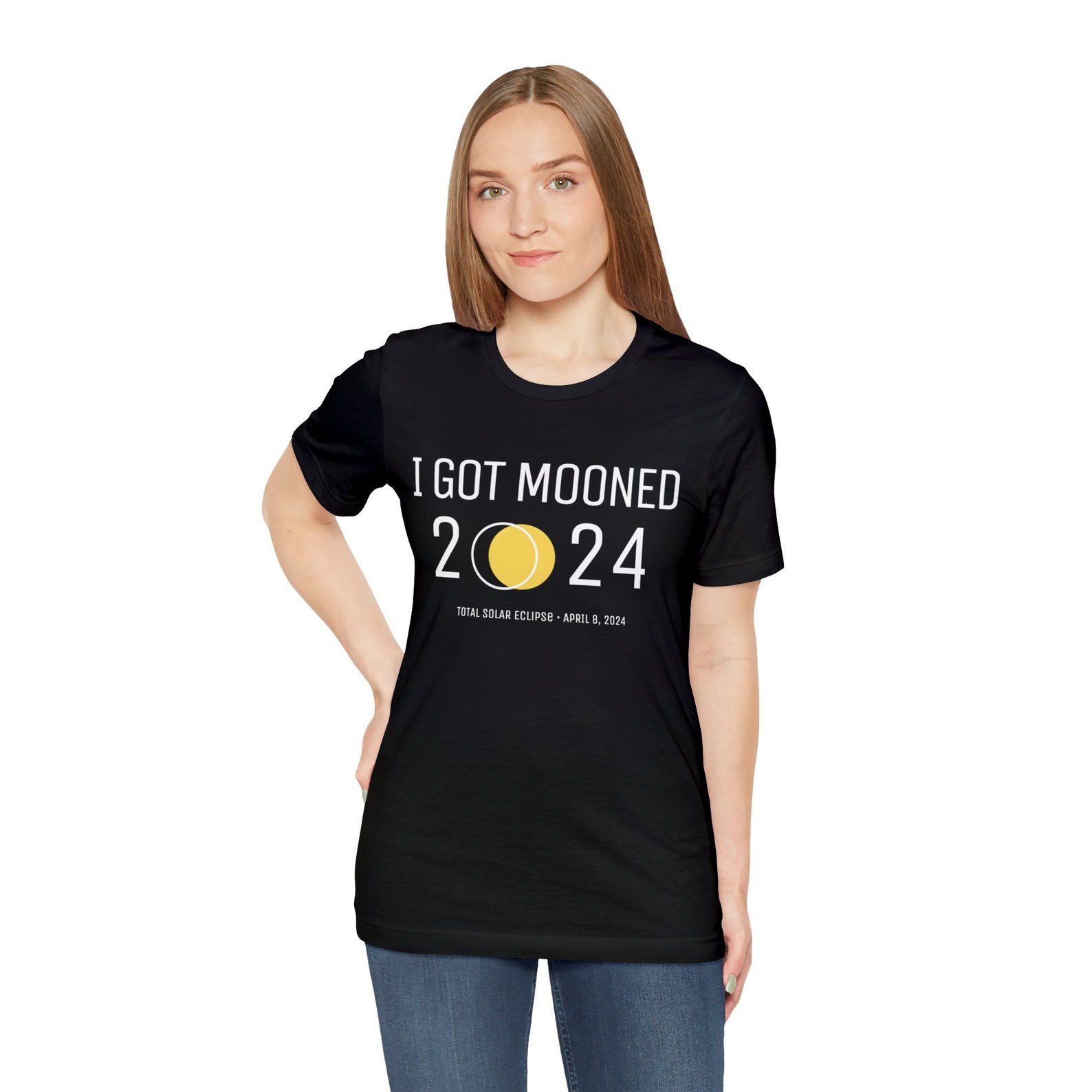 I Got Mooned 2024 4/8/2024 Totality Themed Tshirts, Inspired Tshirt