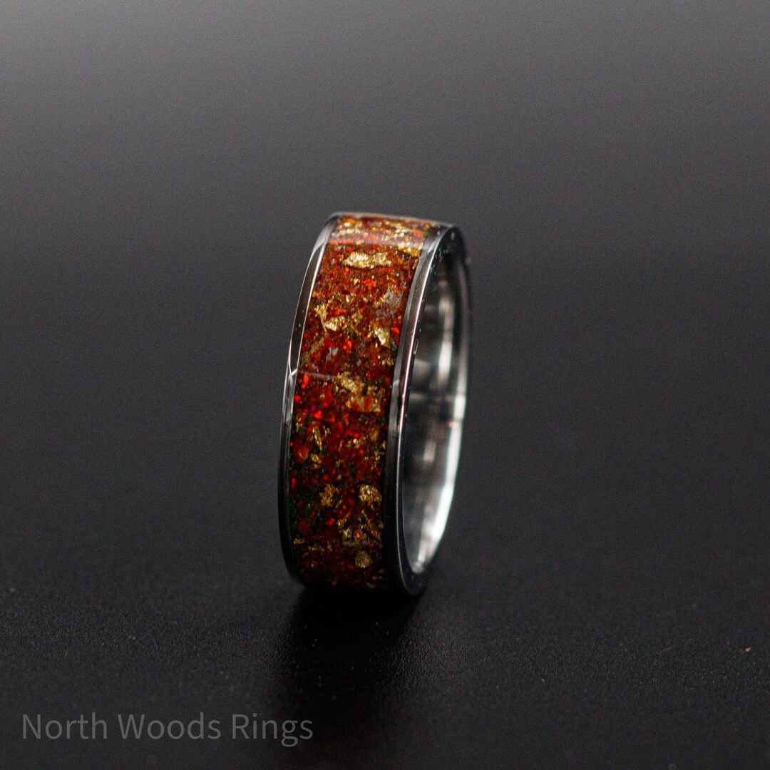Crimson Oasis Ring - Etsy