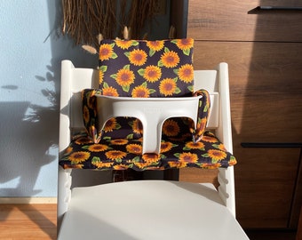 Cushion set for the Stokke Tripp Trapp high chair - removable - Sunflower