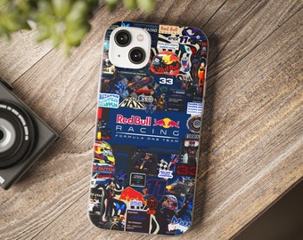 Guy Phone case Car phone case Gift for him Car girl Iphone case Car Enthusiast Gift Dad case Father Gift F1 fan Red Bull Racing Verstappen