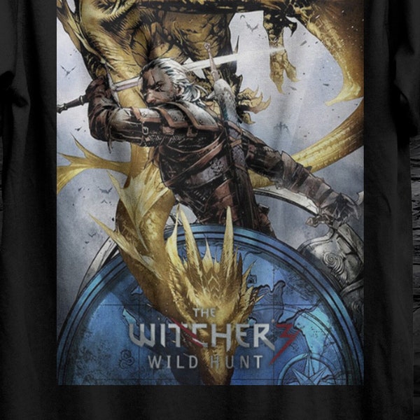 The Witcher 3 Shirt, Witcher Geralt, geralt, The Witcher, the witcher shirt, the witcher 3, fantasy, the witcher art,the witcher poster