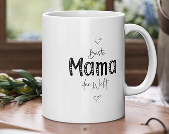 Tasse mit Spruch, Sprüche, beste Mama der Welt, Cup, Mug