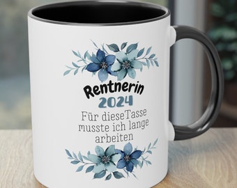 Rentner Geschenk, Tasse mit Spruch, Tasse Rente, Geschenk, Keramiktasse, Geschenk für ihn, Geschenk für sie